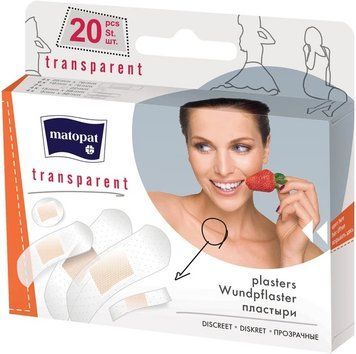 Пластир Mаtораt Transparent набір 20 шт. (5900516894061) В00192448 фото