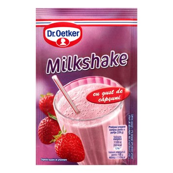 Коктель молочный Dr. Oetker Со вкусом клубники 33 г (5941132020489) 000027904 фото