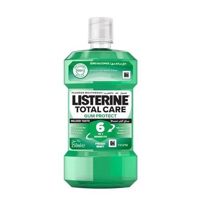Ополаскиватель для полости рта Listerine Listerine Total Care 6 в 1 Защита десен, мятный вкус, 250 мл (3574661397641) В00310578 фото