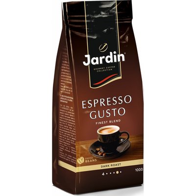 Кофе зерновой Jardin Espresso Gusto 1 кг (4823096803456) 000026343 фото