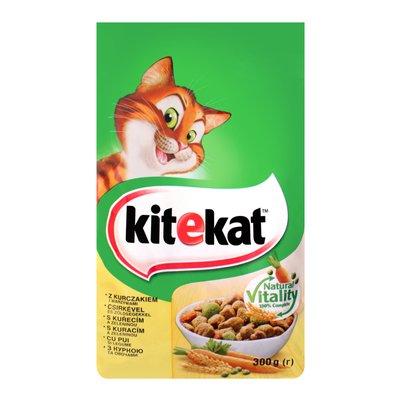 Сухий корм для котів Kitekat Курочка з овочами 300г. (5900951248856) 000029604 фото