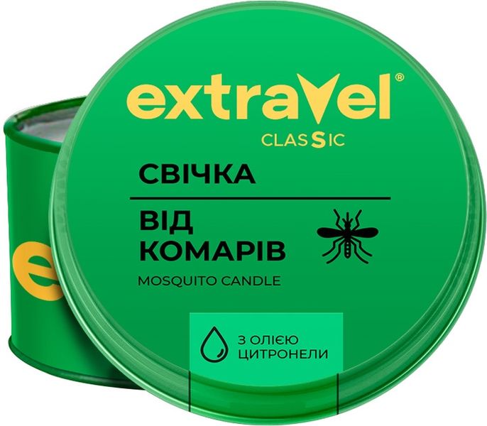 Свічка репелентна від комарів Extravel Classic 110 г (4820184441538) В00316015 фото