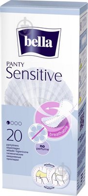 Ежедневные гигиенические прокладки Bella Panty Sensitive 20 шт (5900516311407) В00191333 фото
