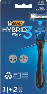 Станок для гоління BIC Flex 3 Hybrid (2 касети) (3086123519114) В00196271 фото
