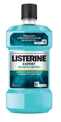 Ополаскиватель для полости рта Listerine Защита десен 500 мл.(3574661070360) В00302699 фото