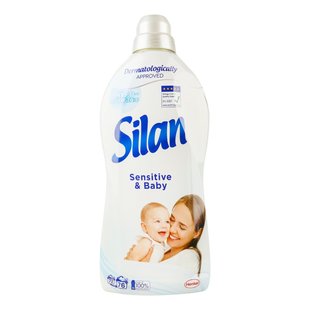 Ополіскувач-кондиціонер для білизни Silan Sensitive & Baby 1.672 л (9000101590272) В00305779 фото