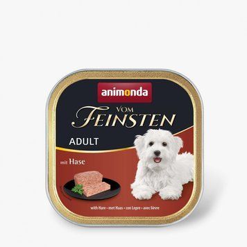 Корм влажный Vom Feinsten Adult with Rabbit для взрослых собак с кроликом 150 г (4017721826617) S1111171504 фото