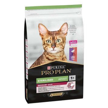 Сухий корм Pro Plan Sterilised Duck with Liver для стерилізованих кішок і кастрованих котів 1.5 кг (7613036732369) 000077240 фото