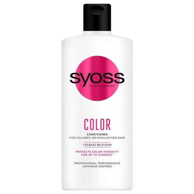 Бальзам Syoss Color з квіткою камелії для пофарбованого і тонованого волосся 440 мл (9000101277937) В00099213 фото