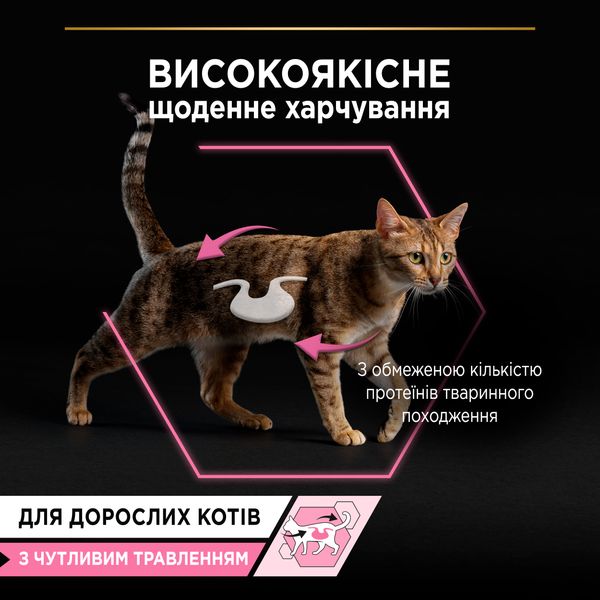 Влажный корм Purina Pro Plan Delicate Паштет для кошек с чувствительным пищеварением с индейкой 85 г ( 8445290173317) 000077122 фото