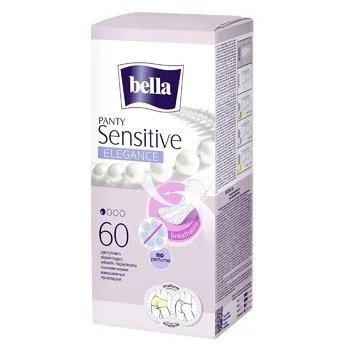 Ежедневные гигиенические прокладки Bella Panty Sensitive Elegance 50+10 шт (5900516311483) В00309044 фото