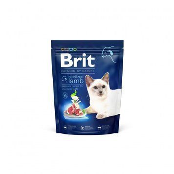 Корм сухой Brit Premium by Nature Cat Sterilized Lamb для стерилизованных кошек с ягненком 300 г (8595602553006) S1111167484 фото