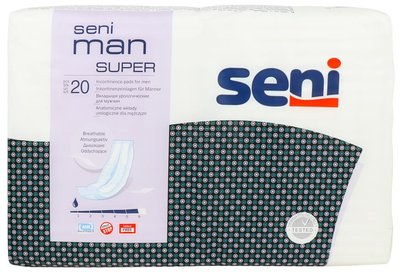 Урологічні прокладки Seni Man Super 20 шт (5900516691059) В00190137 фото