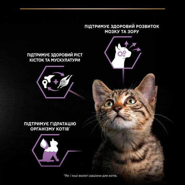 Влажный корм Purina Pro Plan Junior Nutrisavour для котят кусочки с индейкой 85 г (7613036093453) 000071677 фото