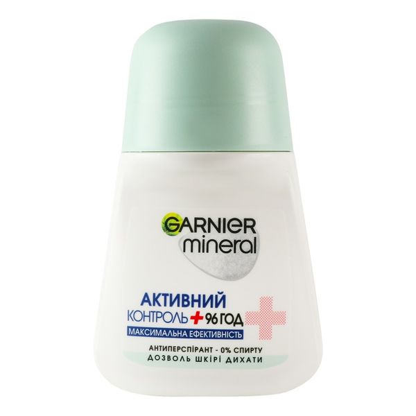 Антиперспірант кульковий Garnier Mineral Активний контроль+ роликовий 50 мл (3600542226523) В00054921 фото