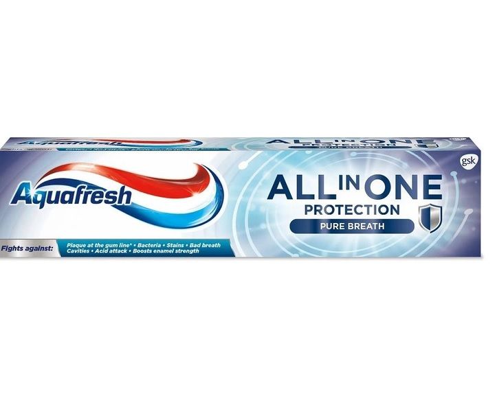 Зубна паста Aquafresh All-in-One Екстра свіжість 100 мл (5054563160256) В00283789 фото