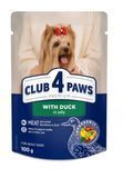 Вологий корм для собак Club 4 Paws Premium для дрібних порід качка в желе 100 г (4820269143265) 000080453 фото