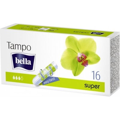 Гігієнічні тампони Bella Tampo Premium Comfort Super 16 шт. (5900516320348) В00189561 фото