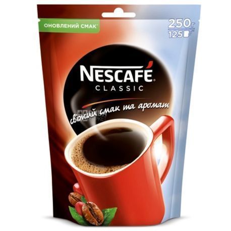 Кофе NESCAFE Classic растворимый 250 г (7613035477193) 000063030 фото