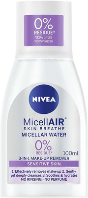 Мицеллярная вода Nivea для чутливої шкіри з маслом виноградних кісточок 100 мл (42344759) В00280599 фото
