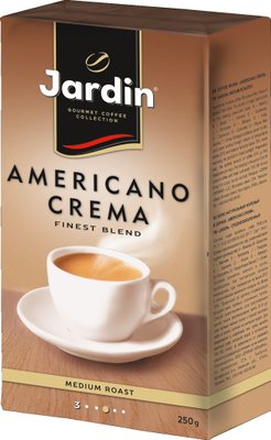 Кофе молотый Jardin Americano Crema 250 г.(4823096803517) 000020986 фото