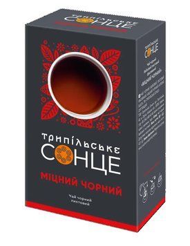 Чай чорний Трипільське Сонце Міцний 80 г. (4823118605594) 000084264 фото
