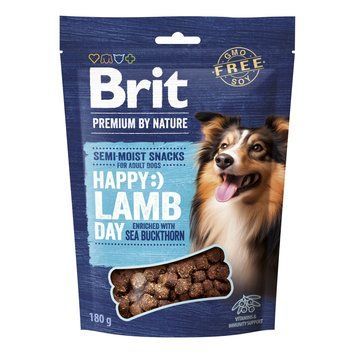 Лакомство Brit Premium Semi-moist Snacks Lamb with Sea Buckthorn полувлажные д/собак с ягненком и облепихой 180 г (8595602573943) S1111196078 фото