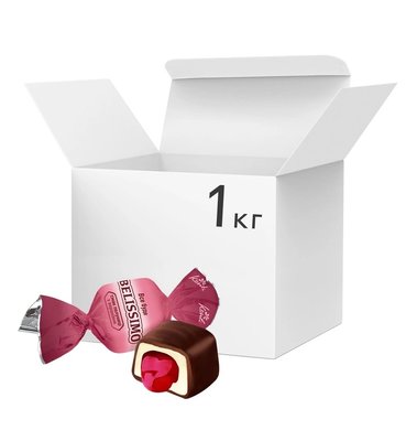 Упаковка цукерок Konti Belissimo Originale Полуниця у вершках 1 кг (4823088606515) 000074045 фото