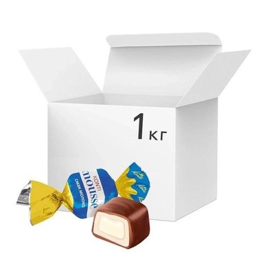 Упаковка цукерок Konti Конті-Мус Молоко 1 кг (4823088606454) 000079086 фото
