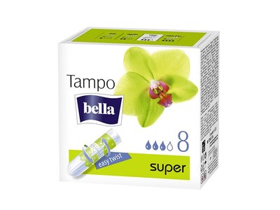 Гігієнічні тампони Bella Tampo Premium Comfort Super 8 шт. (5900516320331) В00190036 фото