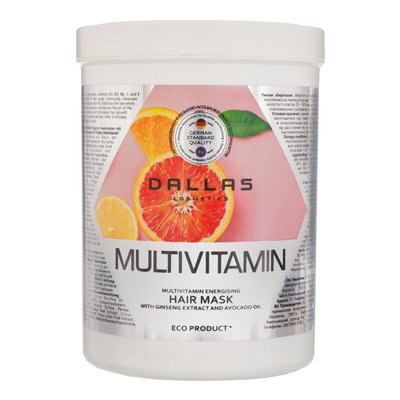 Маска для волосся Dallas Multivitamin з комплексом мультивітамінів 1 л (4260637723239) В00283136 фото