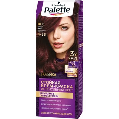 Фарба для волосся Palette RF-3 (4-88) Червоний гранат 110 мл (3838824048536) 3125      фото