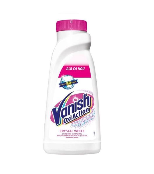 Пятновыводитель Vanish Oxi Action Хрустальное белье 450 мл (5949031308998) В00314732 фото