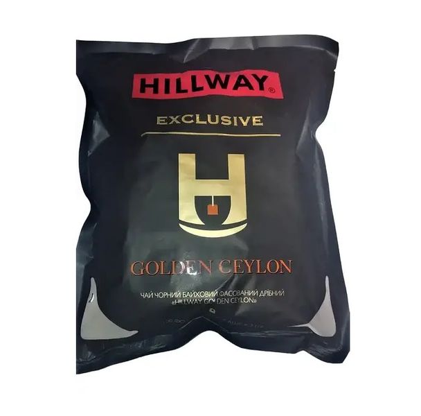 Чай чорний Hillway Exclusive Golden Ceylon в пакетиках 100 шт (8886300990607) 000077219 фото