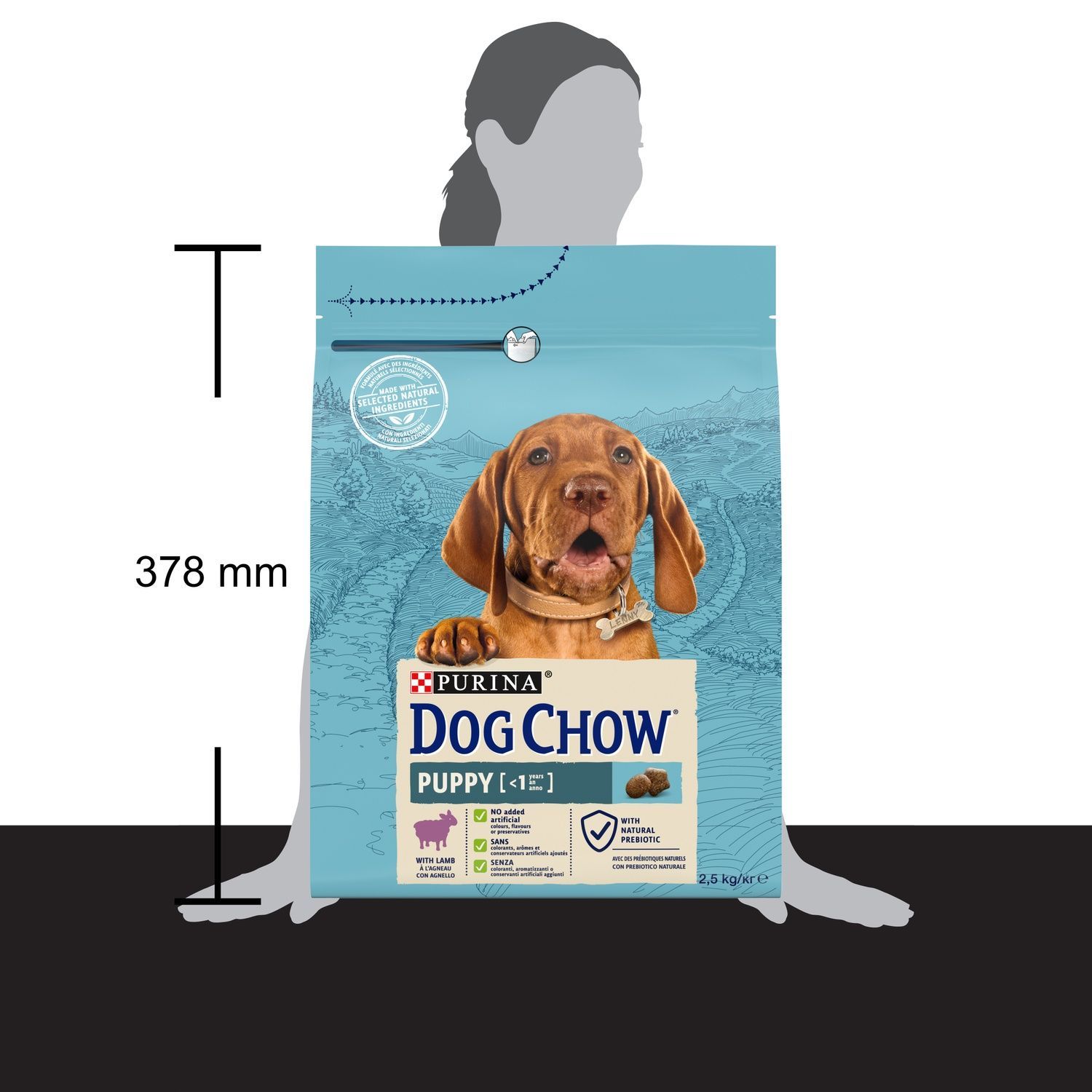 Сухий корм Dog Chow Puppy з Ягням для цуценят 2.5 кг (7613034488657) 000074865 фото