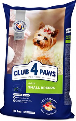 Сухий корм Club 4 Paws Premium Adult для собак малих порід 14 кг . (4820083909542) 000028803 фото