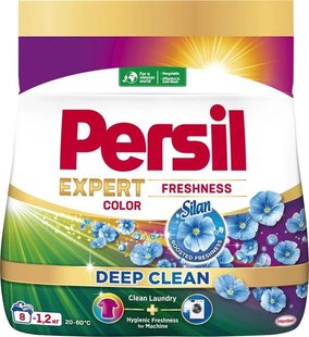 Пральний порошок Persil Expert Deep Clean Автомат Color Свіжість від Silan 8 циклів прання 1.2 кг (9000101804652) В00312898 фото