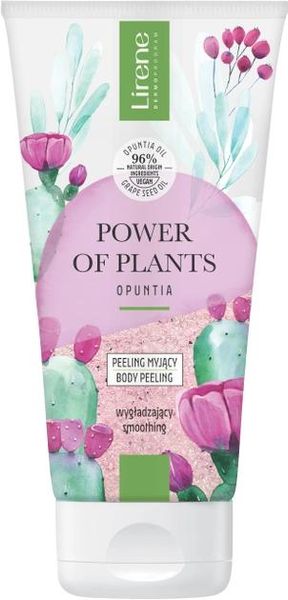 Разглаживающий пилинг для тела Lirene Power of Plants Опунция 175 мл (5900717085503) В00304926 фото