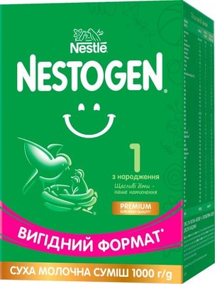 Смесь сухая молочная Nestogen1 с лактобактериями L.Reuteri для детей с рождения 1000 г (7613287103673) В00298712 фото