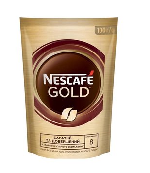 Кофе NESCAFE Gold растворимый 100 г (8445290995919) 000077912 фото