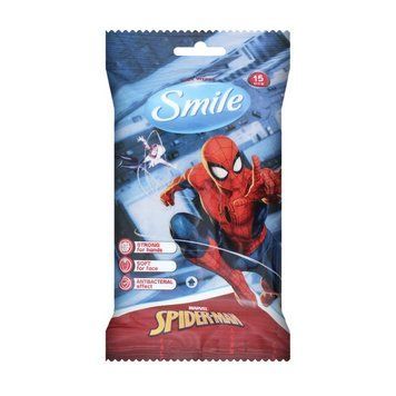 Вологі серветки Smile Antibacterial Marvel 15 шт. (4823071642247) В00190504 фото