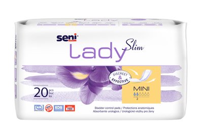 Прокладки урологічні SENI LADY SLIM mini. (20 шт.) (5900516699093) В00293942 фото