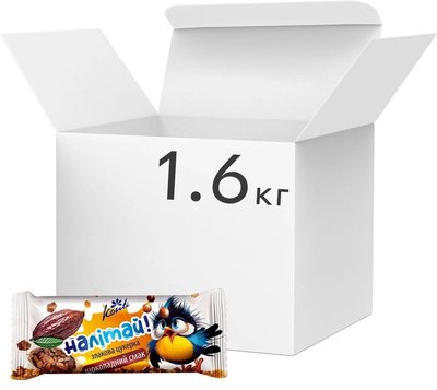 Конфеты злаковые Konti Налетай шоколадный вкус 1.6 кг (4823088611168) 000078050 фото