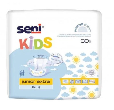 Підгузки Seni Kids Junior Extra 30 шт (5900516693176) В00190009 фото