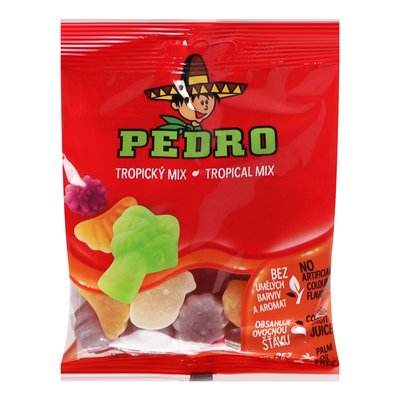 Жевательные конфеты Pedro Тропический микс 80 г (8592601118977) 000078694 фото