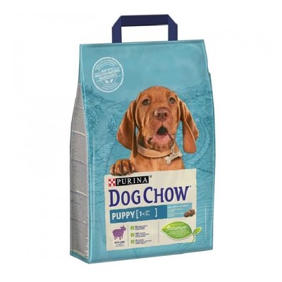 Сухой корм Dog Chow Puppy с Ягнем для щенков 2.5 кг (7613034488657) 000074865 фото