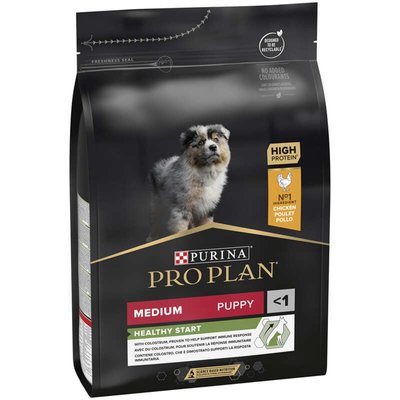 Сухой корм для собак Purina Pro Plan Dog Medium Puppy с курицей 18 кг (7613035118966) 000030398 фото