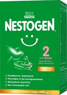 Суміш суха молочна Nestogen2 з лактобактеріями L.Reuteri для дітей із 6 місяців 600 г (7613287107862) В00301736 фото