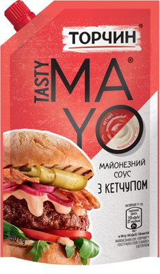 Майонез соус Tasty Mayo з кетчупом 190 г (8445290706652) 000077070 фото