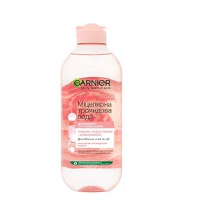 Мицеллярная вода для очищения кожи лица Garnier Skin Naturals с розовой водой 400 мл (3600542423618) В00098240 фото